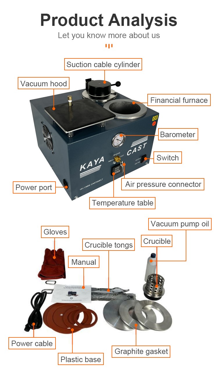 3 in 1 Cassting and Melting Machine for Jewelry